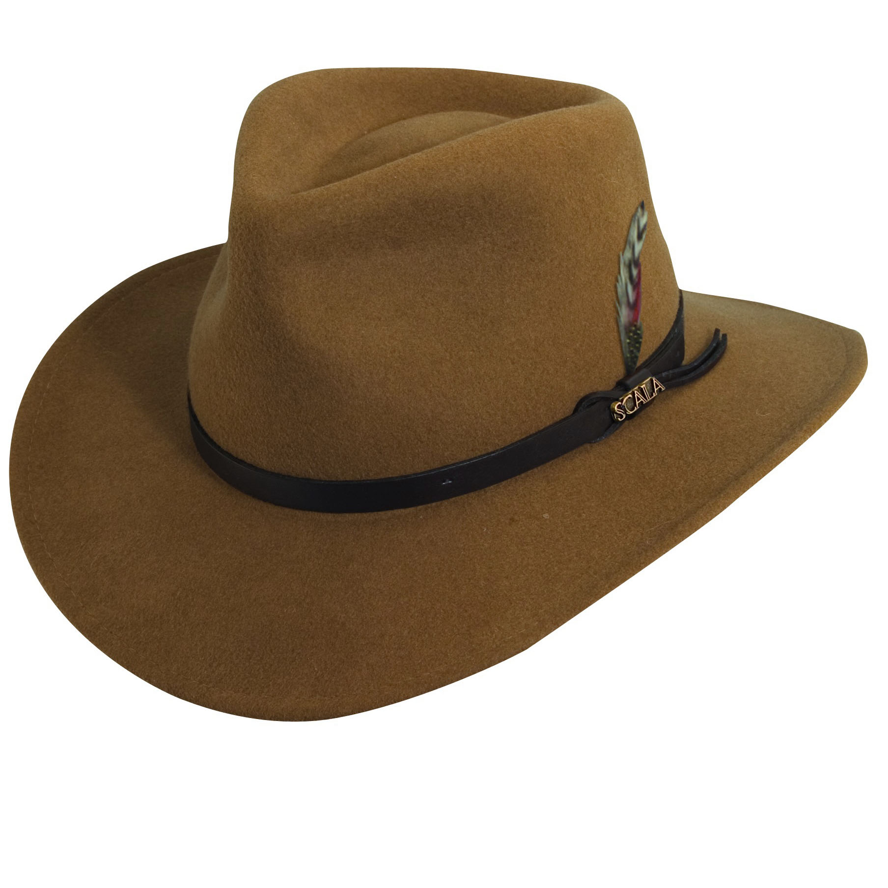 Scala tracker wool store outback hat