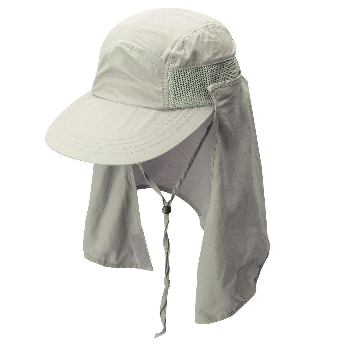 Supplex Nylon Fishing Cap with Removable Sunshield