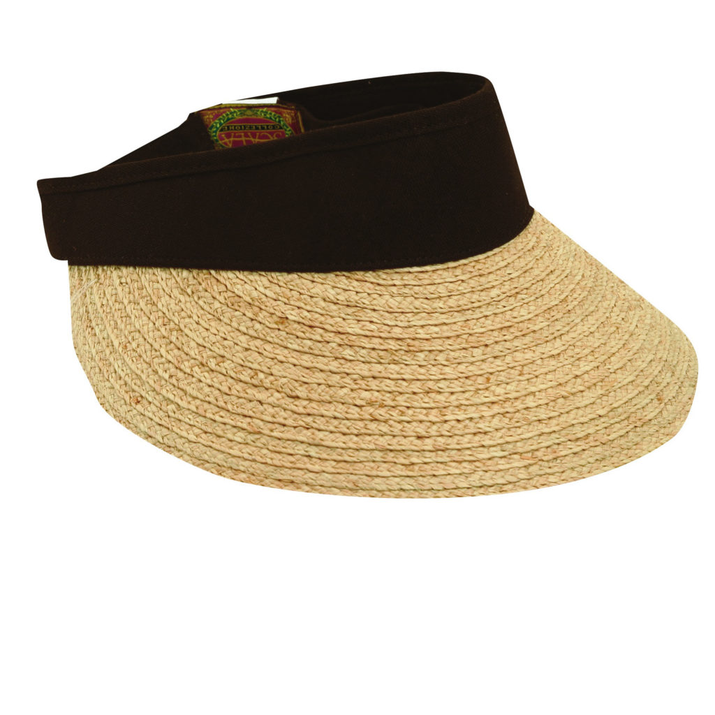 Raffia Visor with 4 inch Peak – Explorer Hats