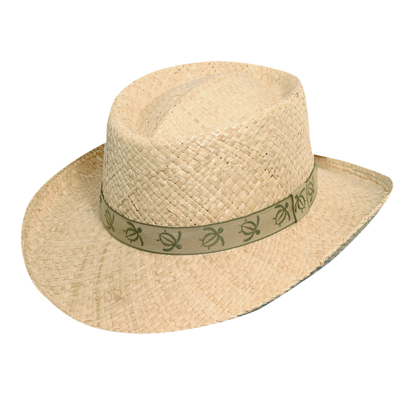 Raffia Gambler with 3″ Brim - Explorer Hats